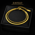 ZAVELO Double Chain Gold Bracelet